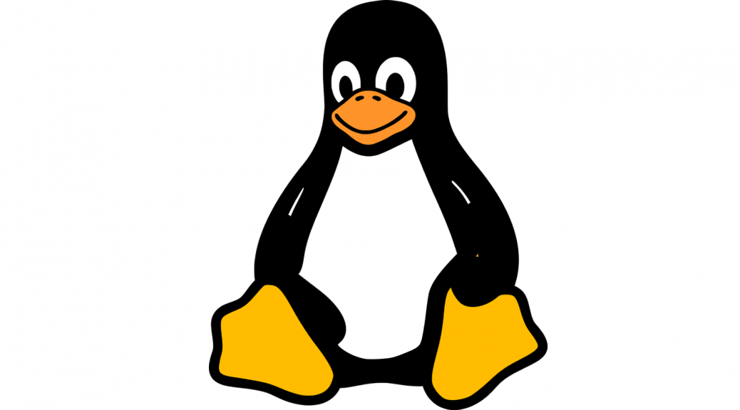 El icónico pingüino de Linux, símbolo del sistema operativo de código abierto, de pie y con las alas desplegadas.